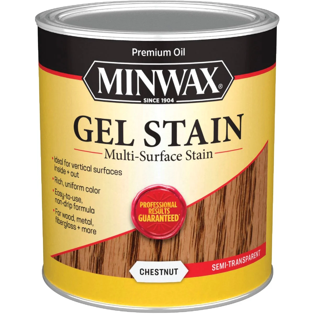 High-Quality Minwax Gel Stain Chestnut 1 Qt. Safe