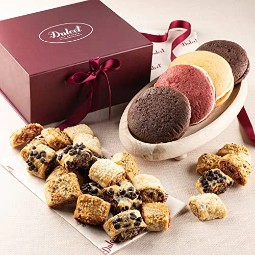 Original Design Assorted Snacks Gift Basket Old Fashioned Fresh Bakery Pastry Signature Gift Basket Features Whoopie Pies and Flaky Rugelah Great Gift Family Comfortable