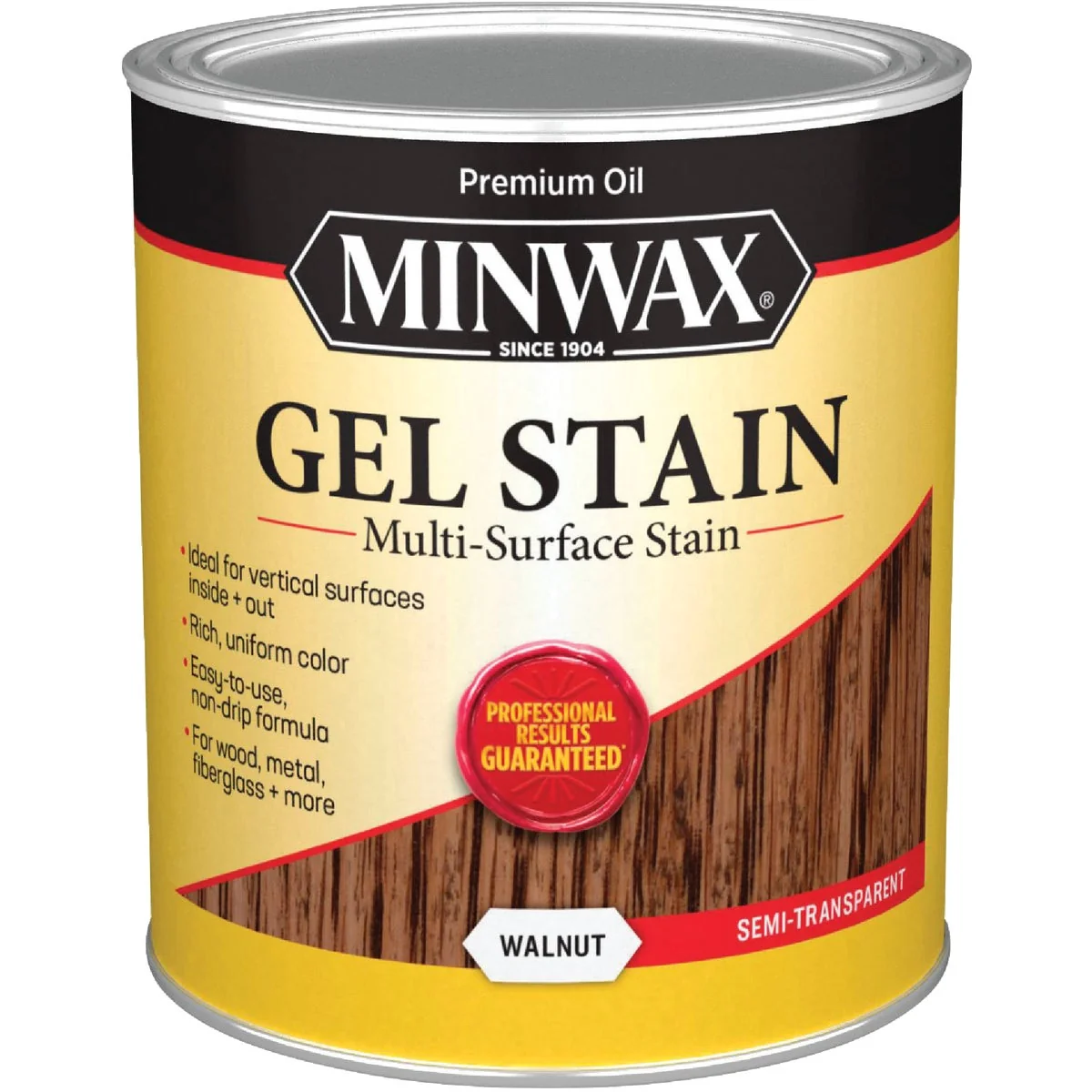 Proven Minwax Gel Stain Walnut 1 Qt. Breathable
