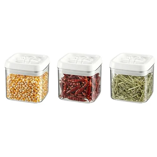 Superior Flip Tite Food Storage Container 4 Small Size Airtight Lid Lock Top 3 Count Authentic