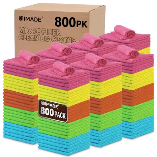 Effective Microfiber Cleaning Cloth 800 Count Smart