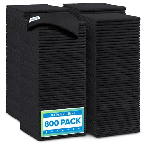 Quality 800 Packs Microfiber Cleaning Cloth 800 Count Stylish