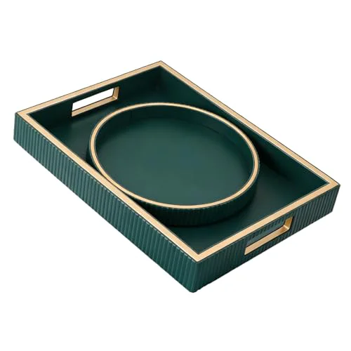 Soft Leather Tray Desktop Storage Organizer Consistent