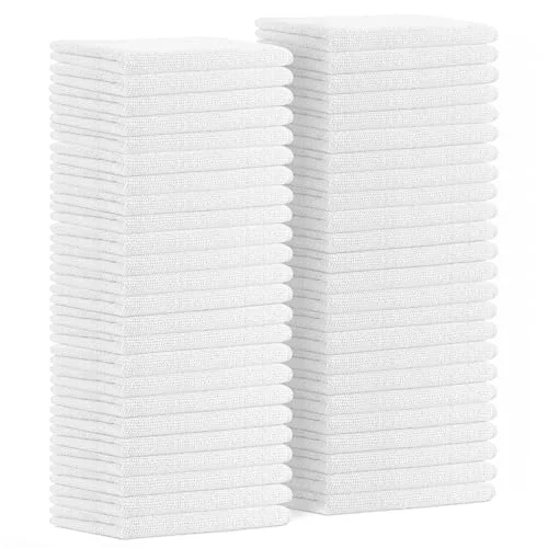 High-Grade Microfiber Cleaning Cloths 48 Count Smart