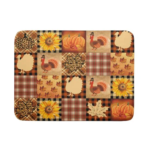 Solid Thanksgiving Dish Drying Mat Exclusive