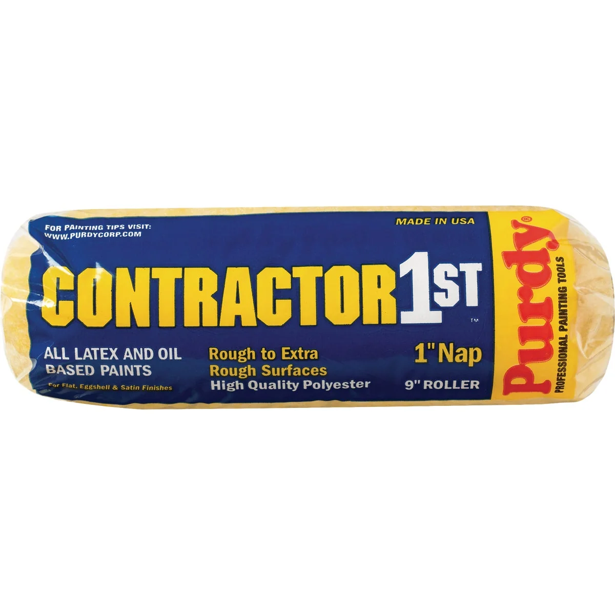 Healthy Purdy Contractor 1st 9 In. x 1 In. Knit Fabric Roller Cover Trendy