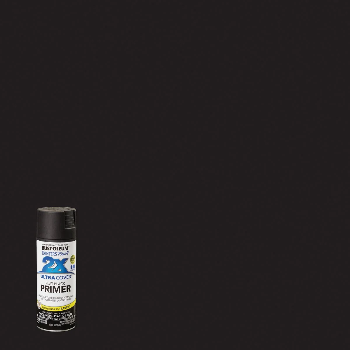 Modern Rust-Oleum Painter's Touch 2X Ultra Cover Flat Black Spray Paint Primer Reliable