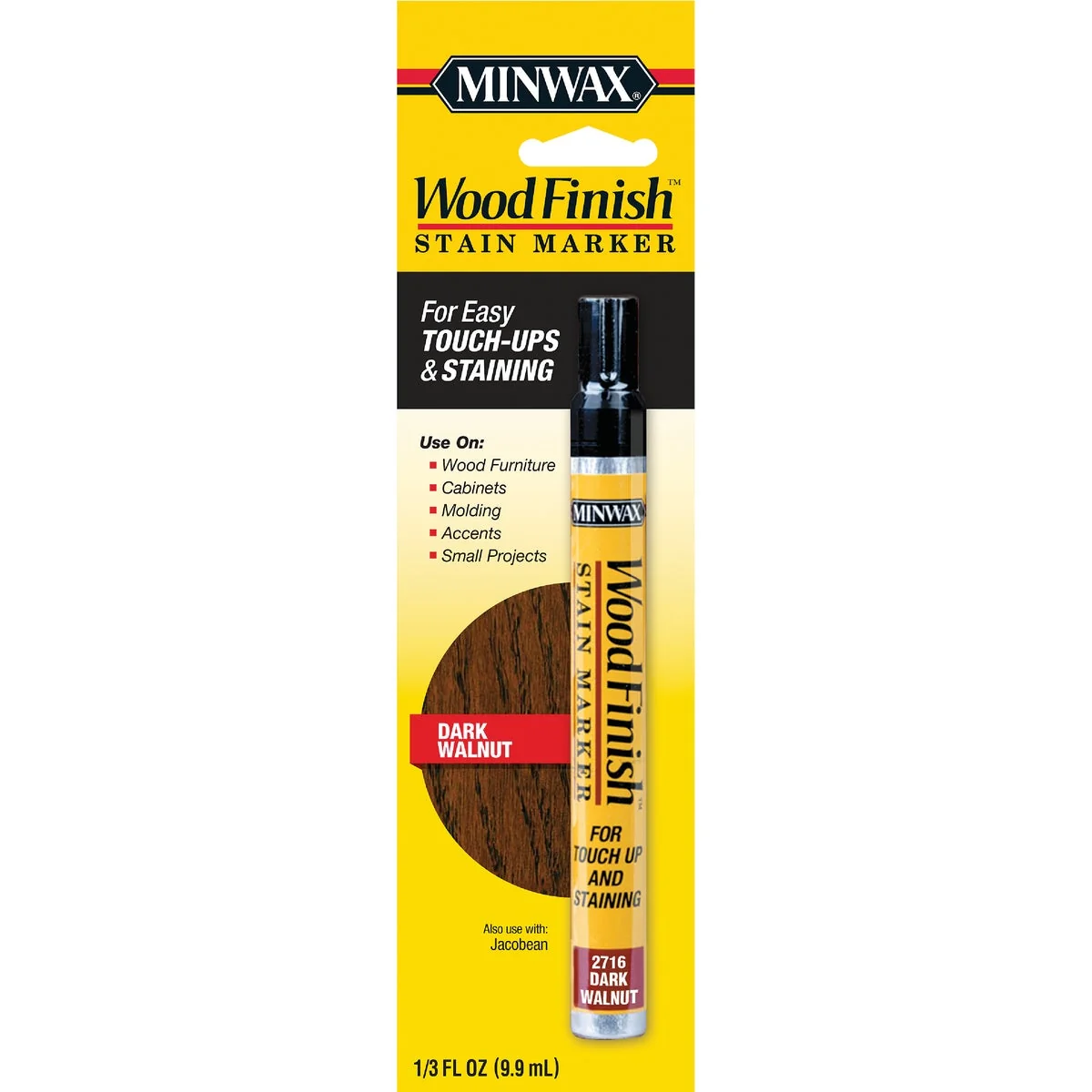 High-Performance Minwax Wood Finish Dark Walnut Stain Marker Premium Material