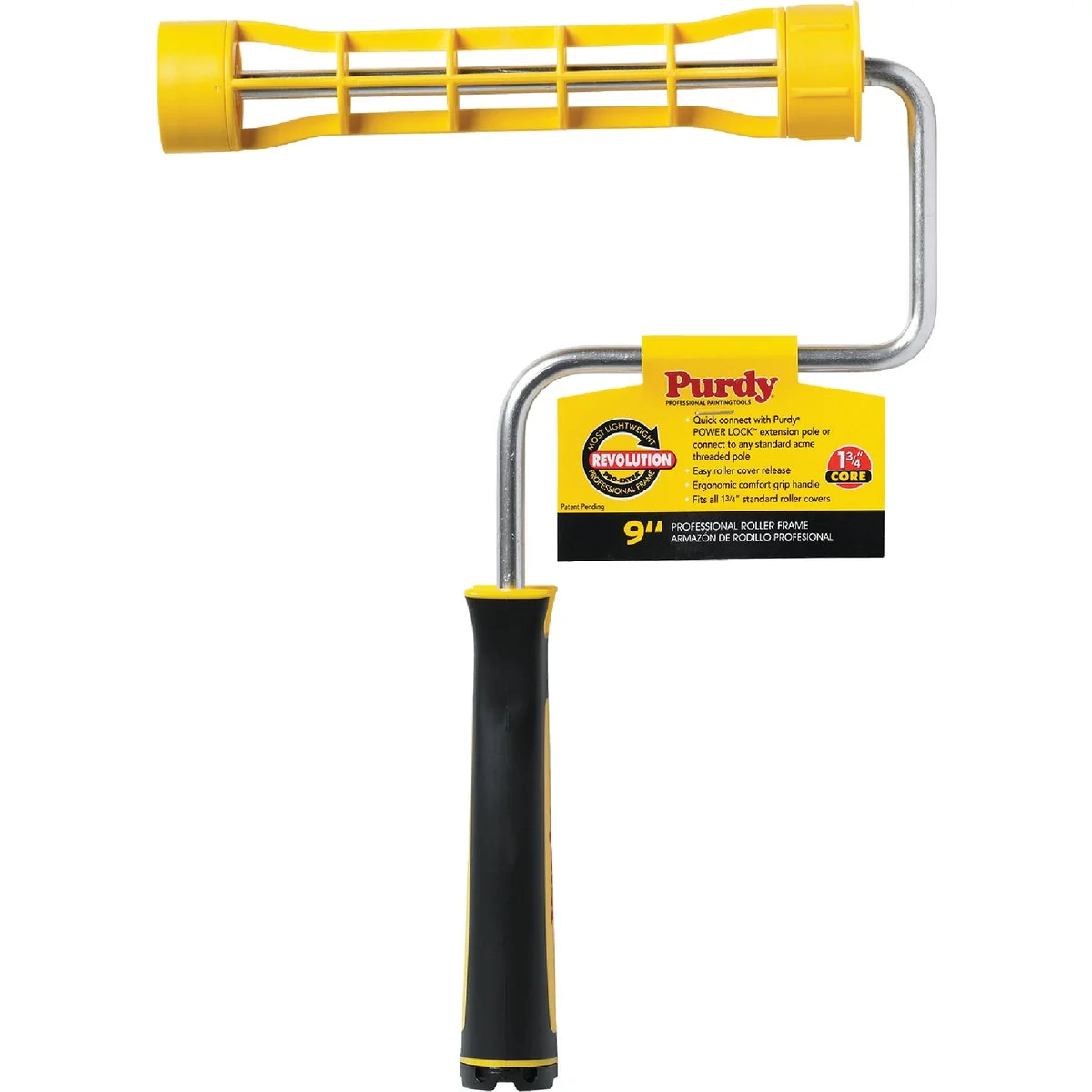 Clean Purdy Revolution 9 In. Cageless Threaded Roller Frame High-Quality