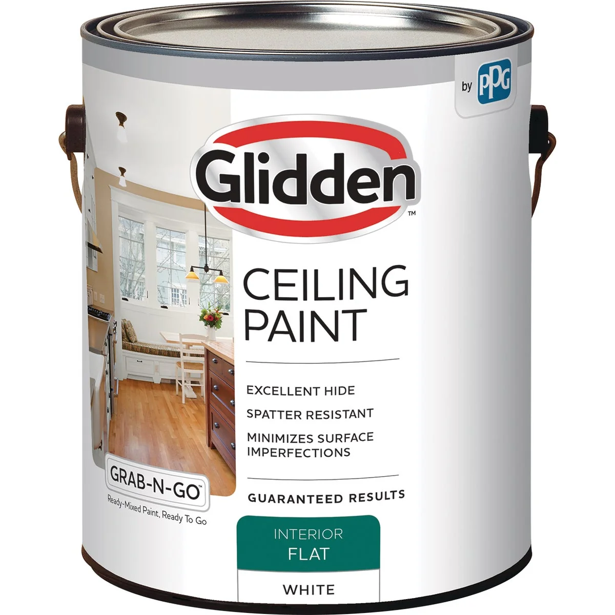 Powerful Glidden 1 Gal. Interior Flat Ceiling Paint Environmentally Friendly