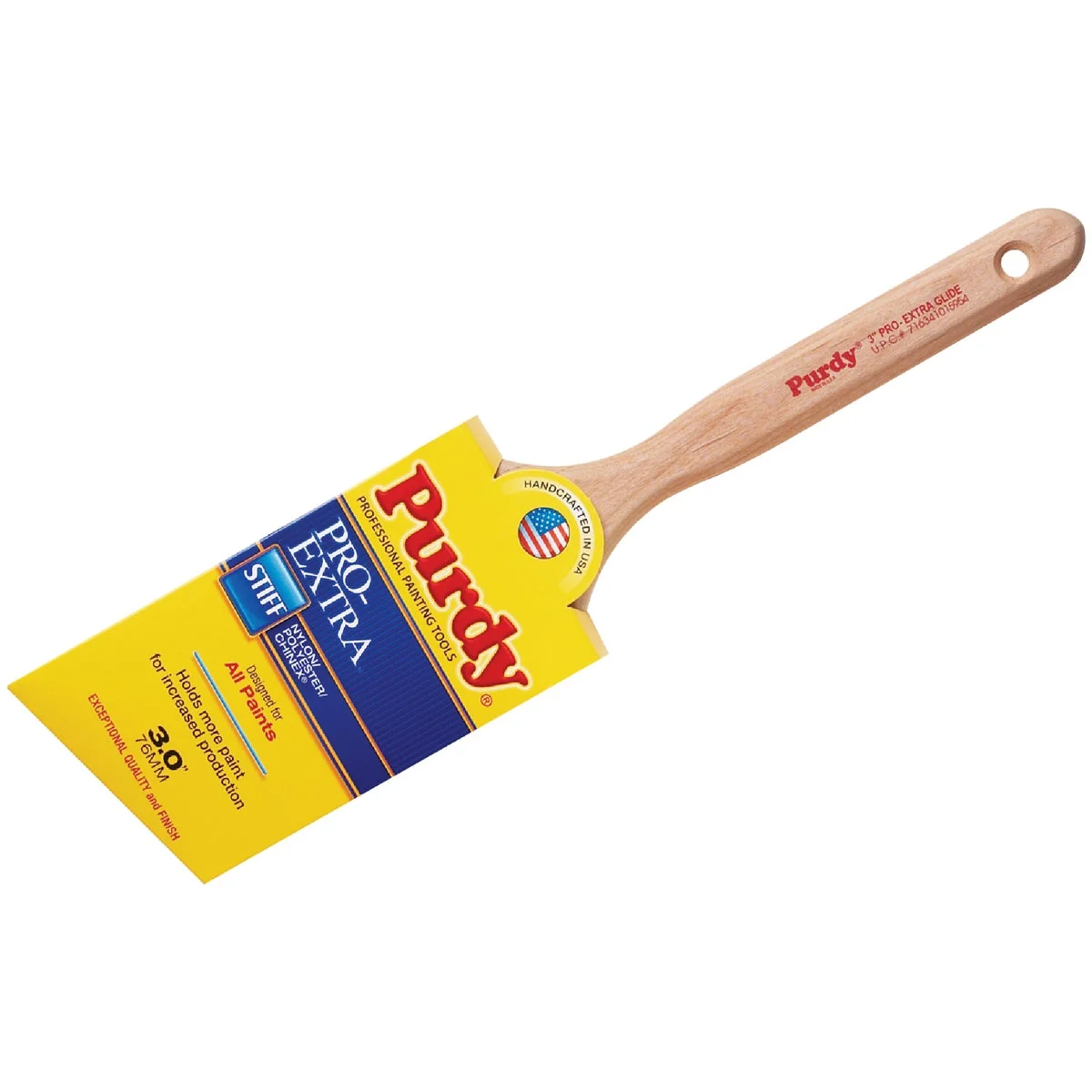 User-Friendly Purdy Pro-Extra Glide 3 In. Flat Wall Paint Brush Detailed