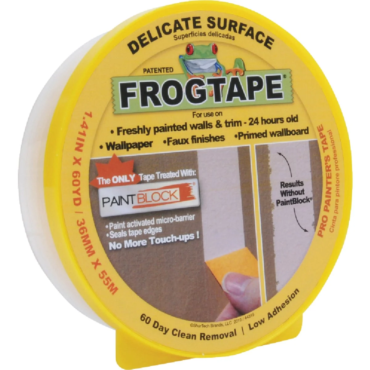 Unique FrogTape 1.41 In. x 60 Yd Delicate Surface Masking Tape Fine