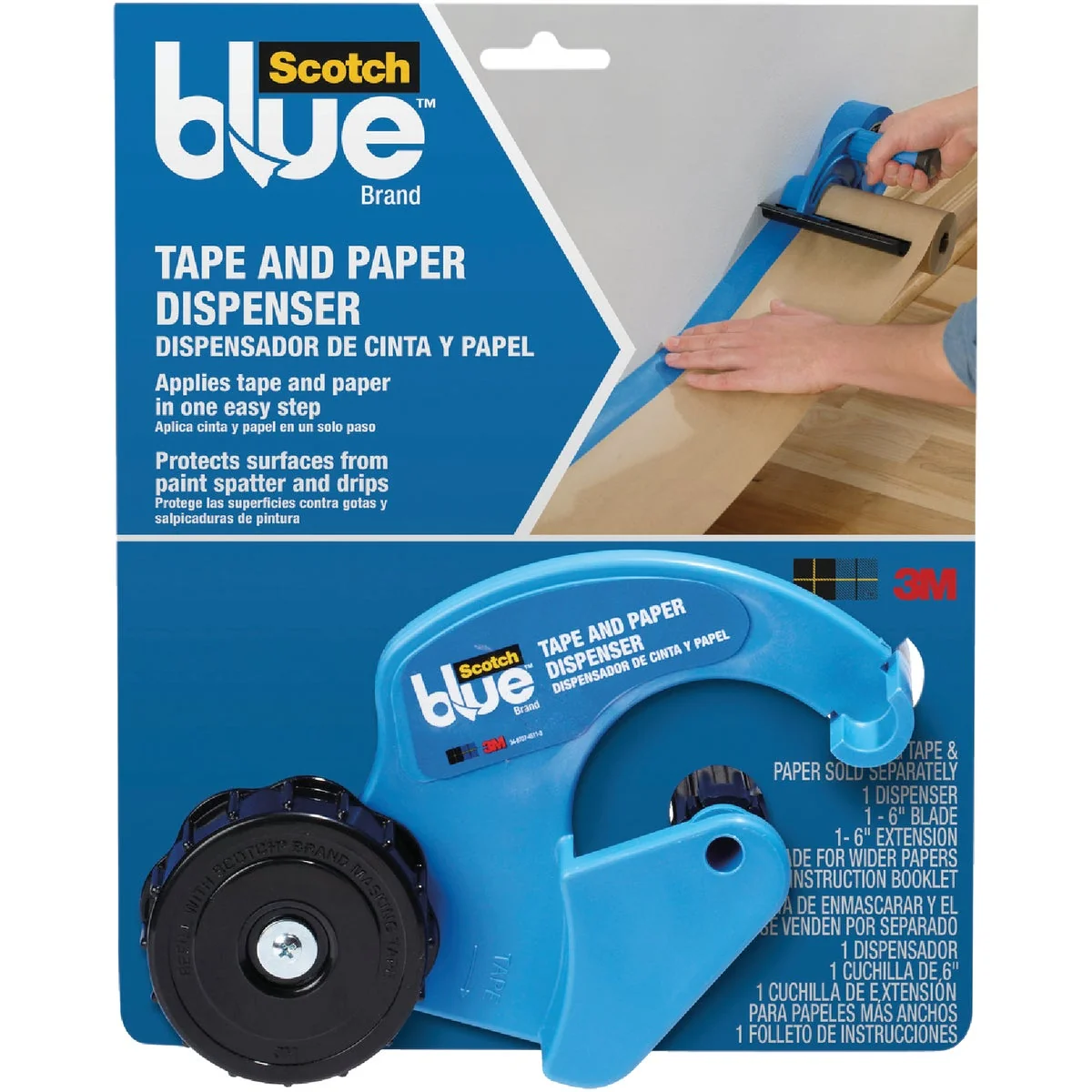 Soft 3M ScotchBlue Painter's Tape Paper Dispenser Tool Sophisticated