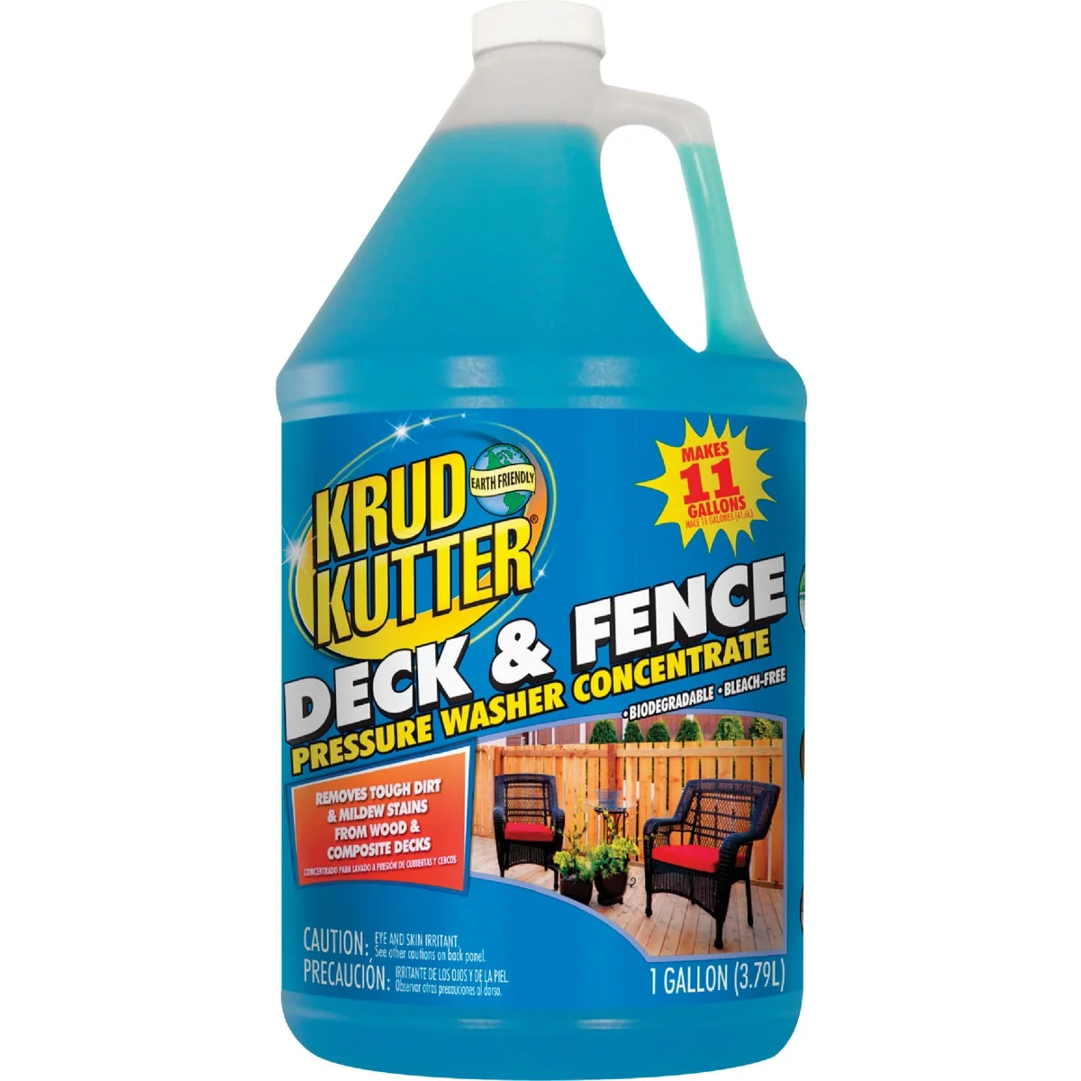 Specialty Krud Kutter 1 Gal. Deck Fence 1 Gal. Pressure Washer Concentrate Cleaner Pure