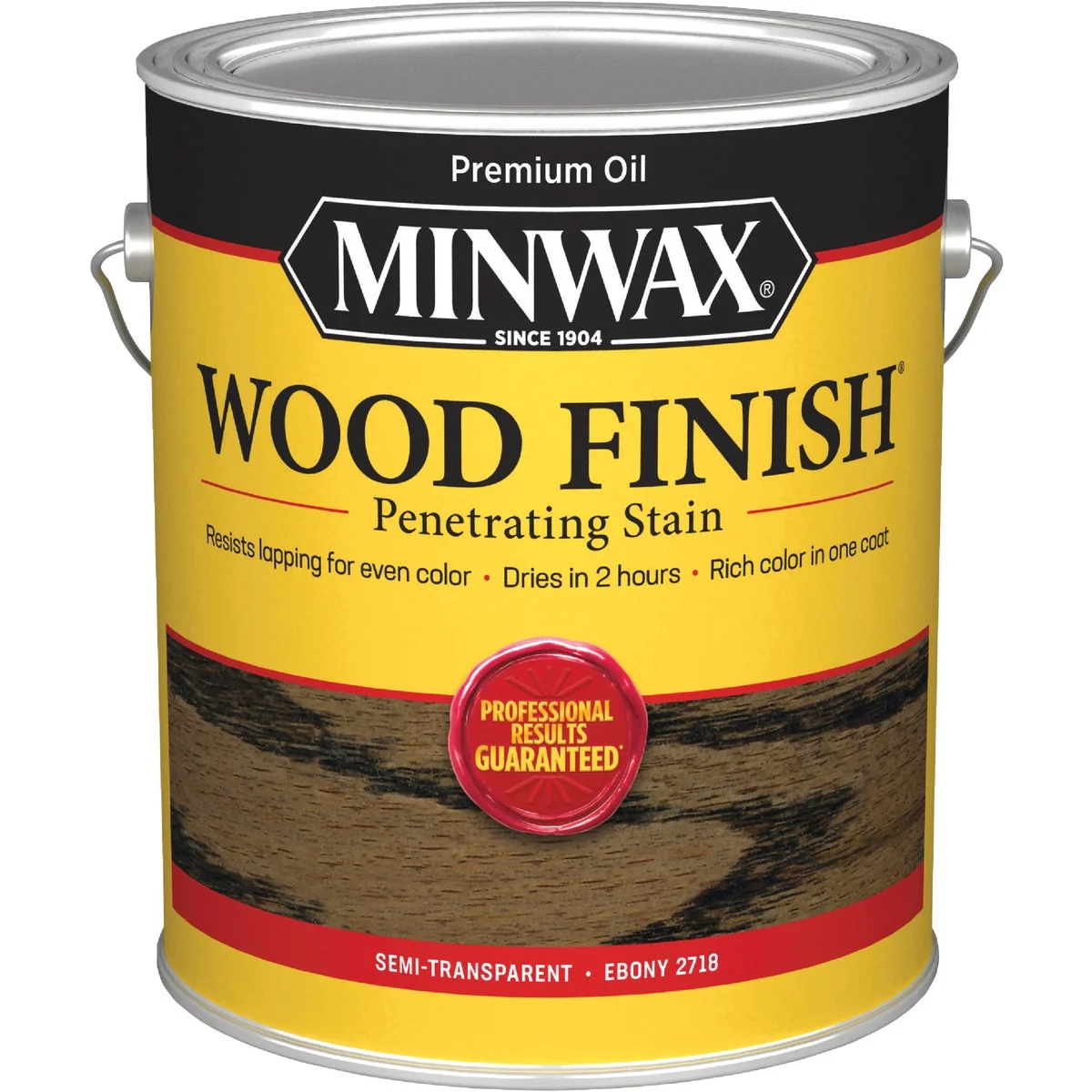 Functional Minwax Wood Finish Penetrating Stain Ebony 1 Gal. Next-Generation