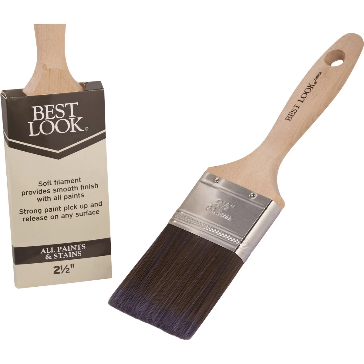 Refined Look 2.5 In. Flat Polyester Paint Brush Next-Generation