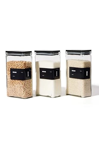 Original Glass Storage Jars with Bamboo Lid Professional