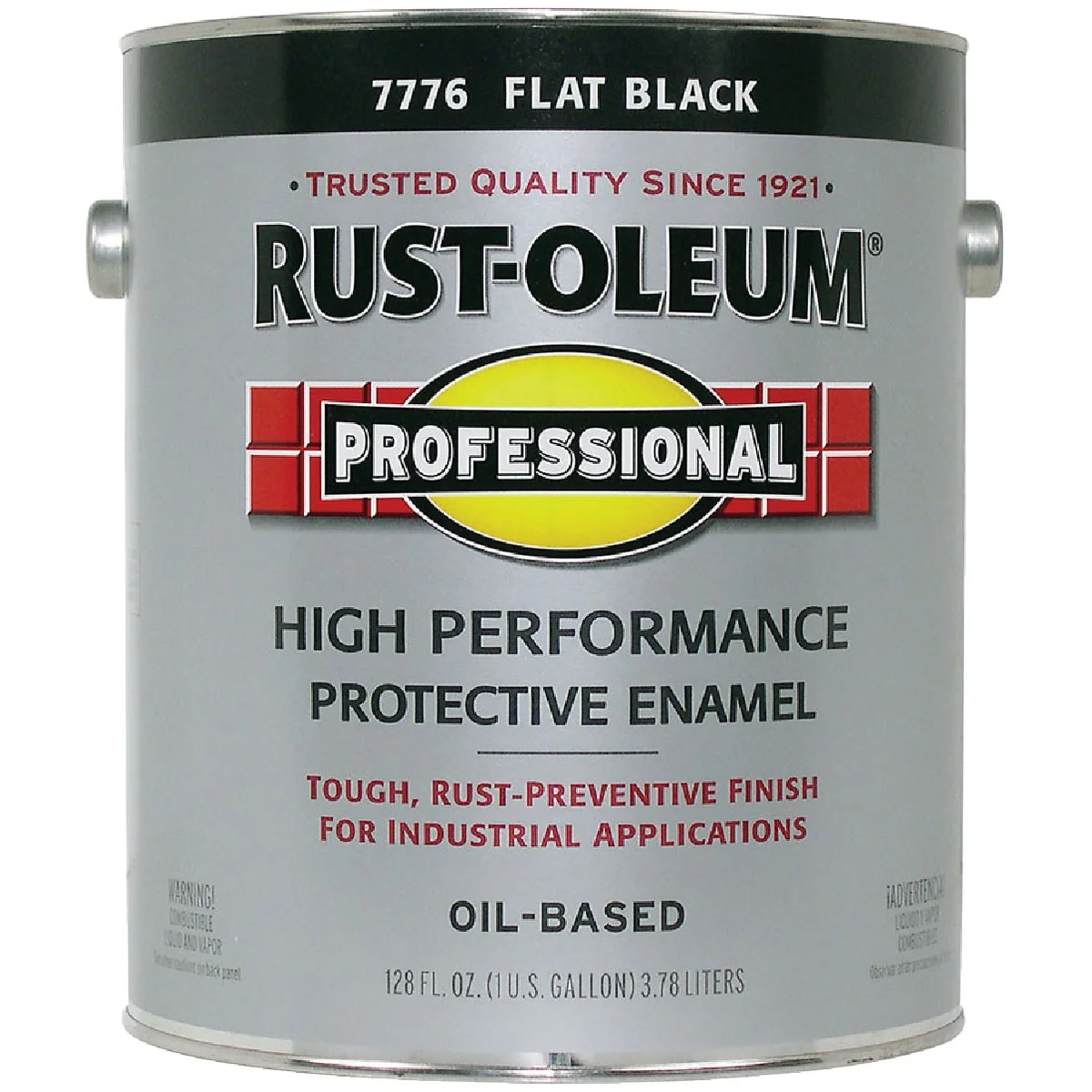 Minimalist Rust-Oleum Flat VOC for SCAQMD Professional Enamel Black 1 Gal. Sustainable