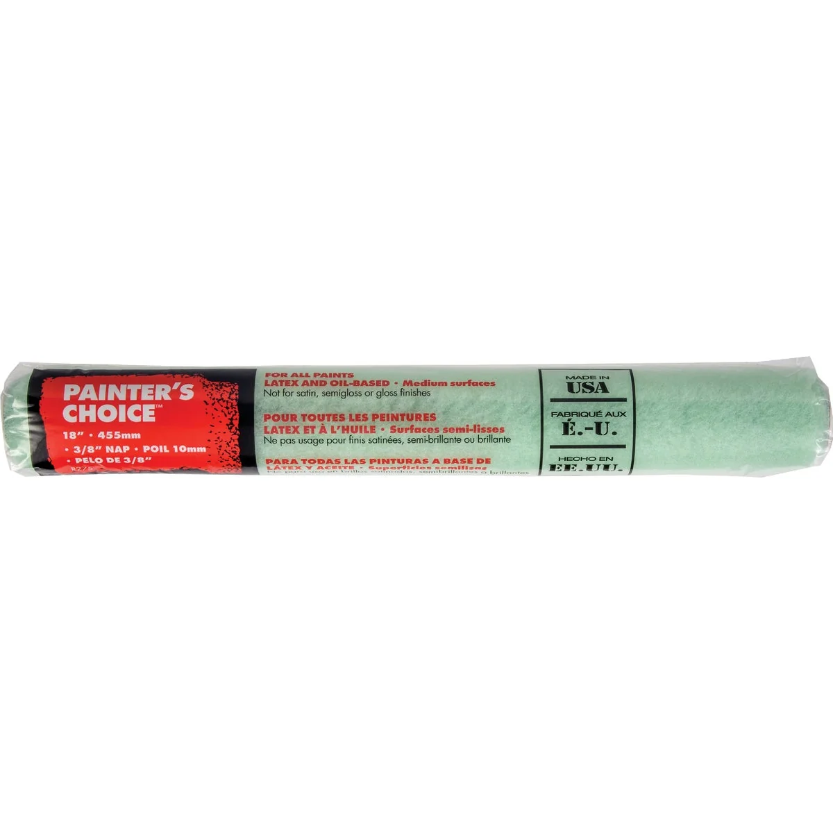 Smooth Wooster Painter's Choice 18 In. x 3 8 In. Knit Fabric Roller Cover Lightweight