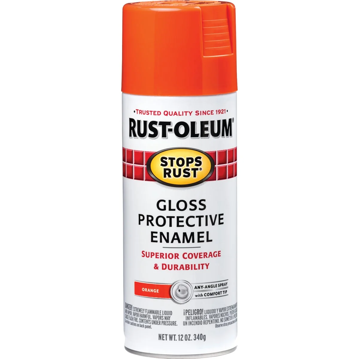 Luxury Rust-Oleum Stops Rust Orange Gloss 12 Oz. Anti-Rust Spray Paint Comfortable