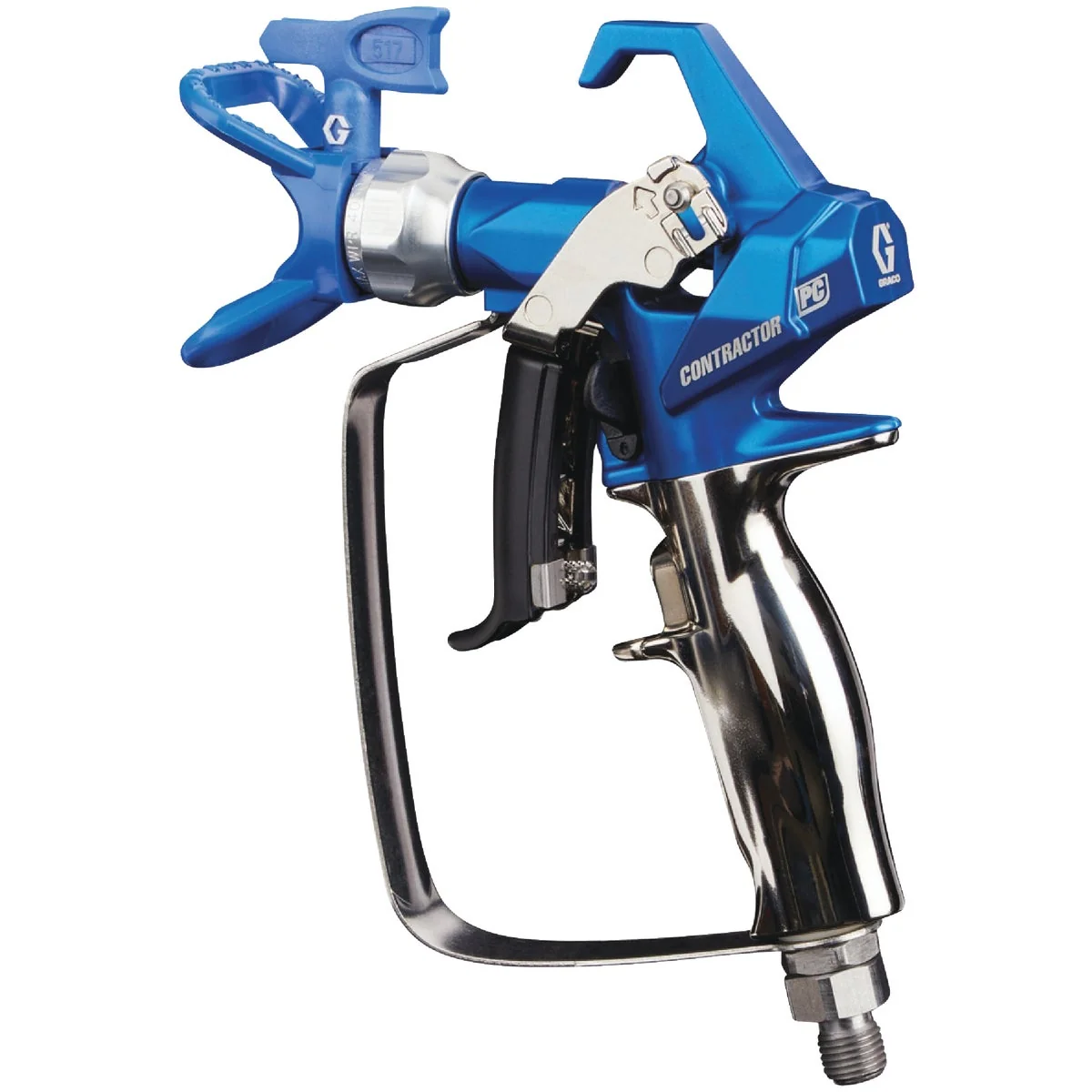 Advanced Graco Contractor PC Airless Spray Gun with RAC X 517 SwitchTip Clean