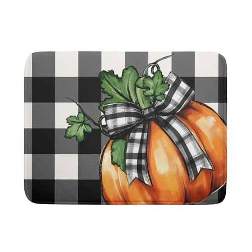 Original Design 18 x24 Fall Decorative Dish Drying Mat Detailed