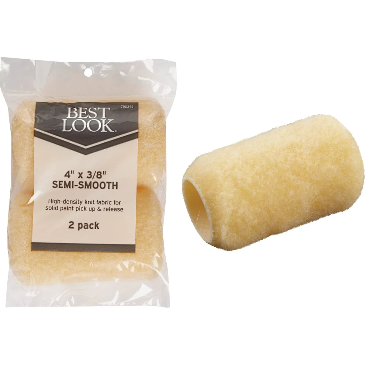 Flexible Look 4 In. x 3 8 In. Line Marker Knit Fabric Roller Cover 2-Pack Enhanced