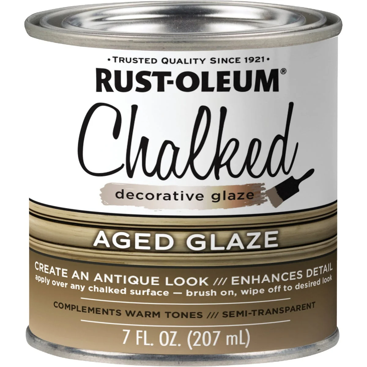 Green Rust-Oleum 7 Oz. Semi-Transparent Aged Decorative Glaze Reusable