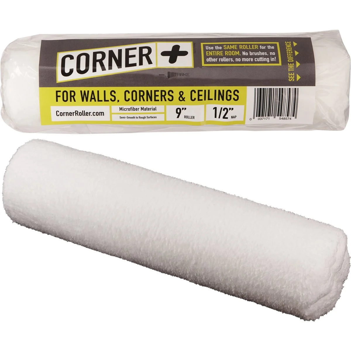 Outstanding Corner Roller 9 In. x 1 2 In. Microfiber Paint Roller Cover Smart