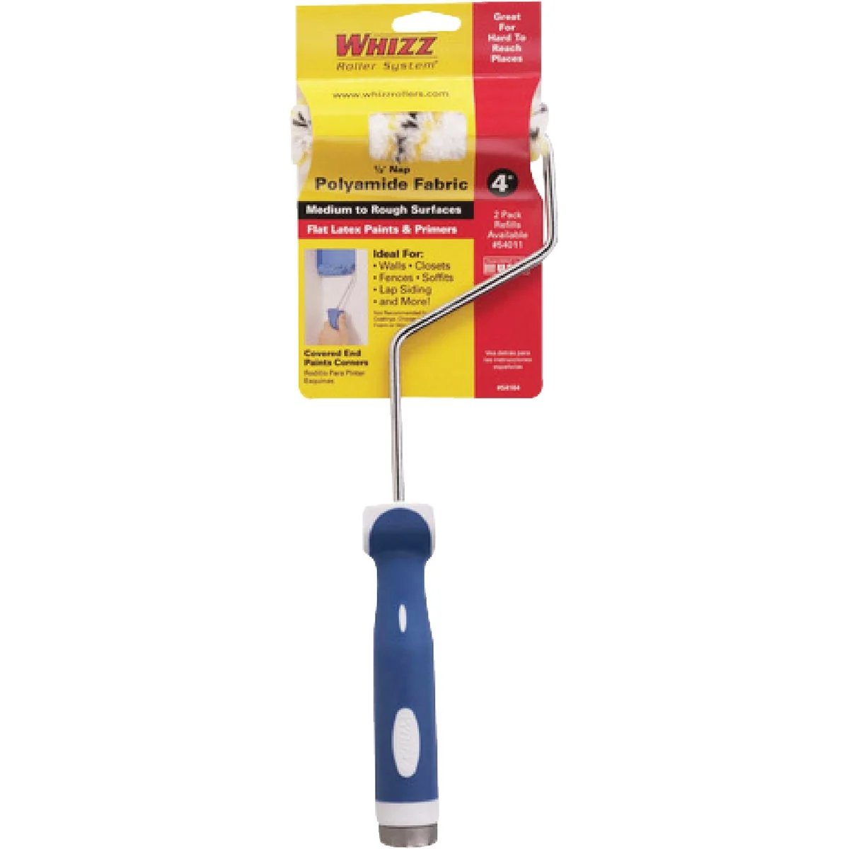 Superior Whizz 4 In. x 1 2 In. Medium To Rough Paint Roller Cover Frame Luxury