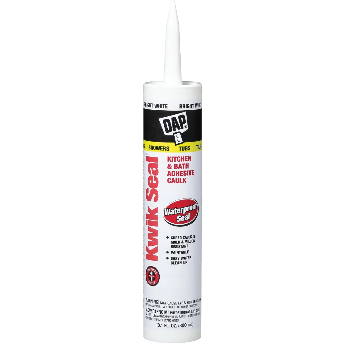 Certified Dap Kwik Seal 10.1 Oz. White Kitchen Bath Adhesive Caulk Unique