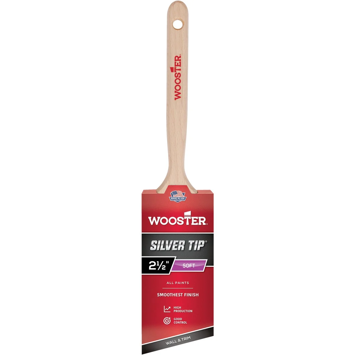 Quality Wooster SILVER TIP 2-1 2 In. Chisel Trim Angle Sash Paint Brush Reliable