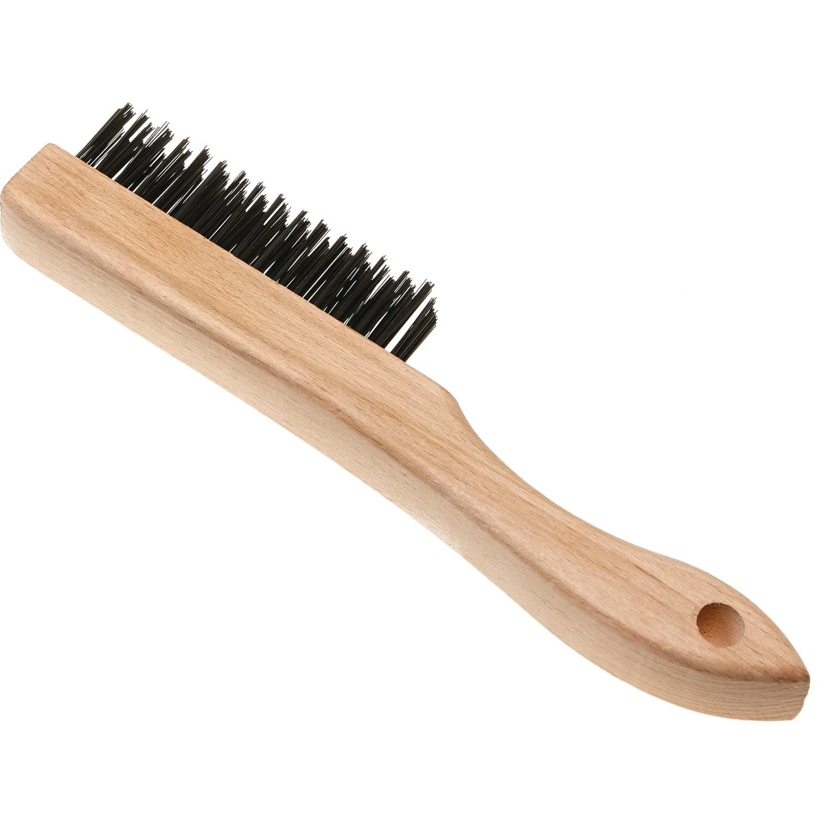 Innovative Look Wood Shoe Handle Wire Brush Flexible