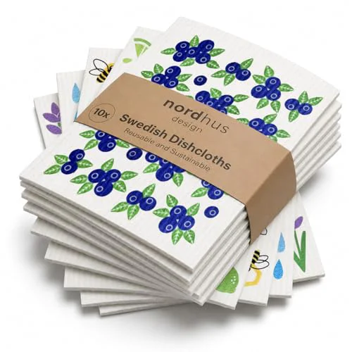 Fine Crafted Swedish Dishcloths 10 Count Sophisticated