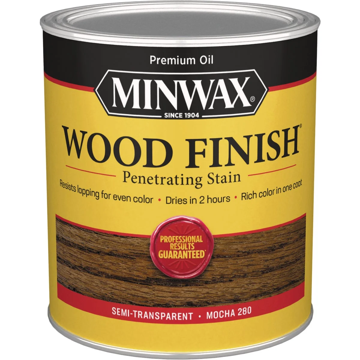 Green Minwax Wood Finish Penetrating Stain Mocha 1 Qt. User-Friendly