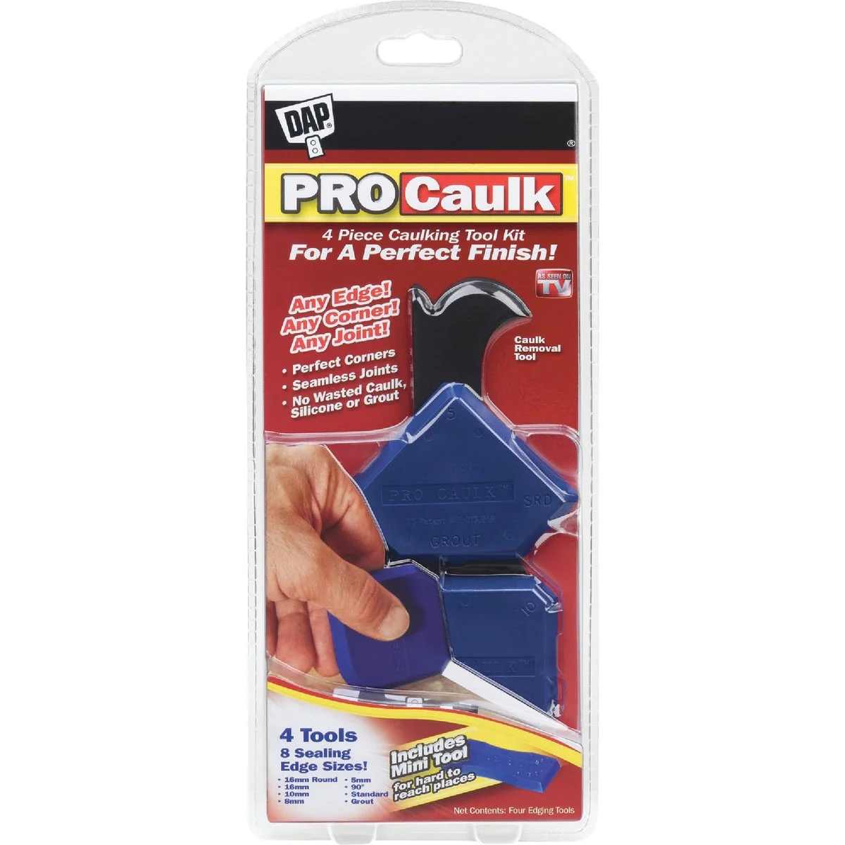 Easy-to-Use DAP Pro Caulk Tool Kit 4-Piece Trusted