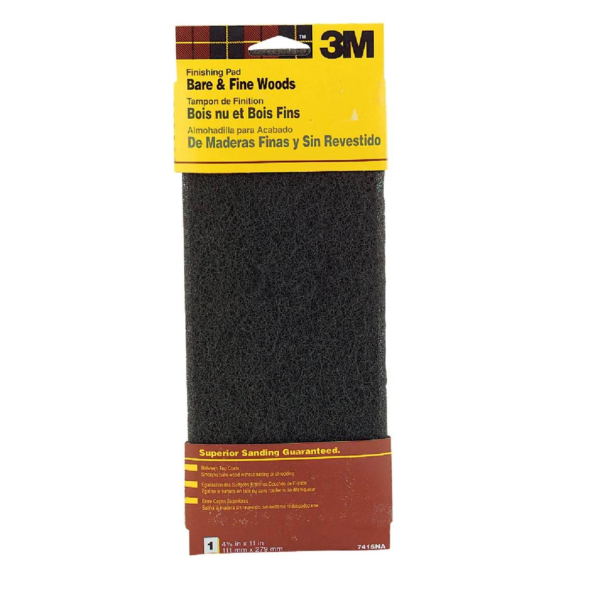 First-Class 3M 4-1 2 In. x 11 In. Wood Finishing Abrasive Stripping Pad Outstanding