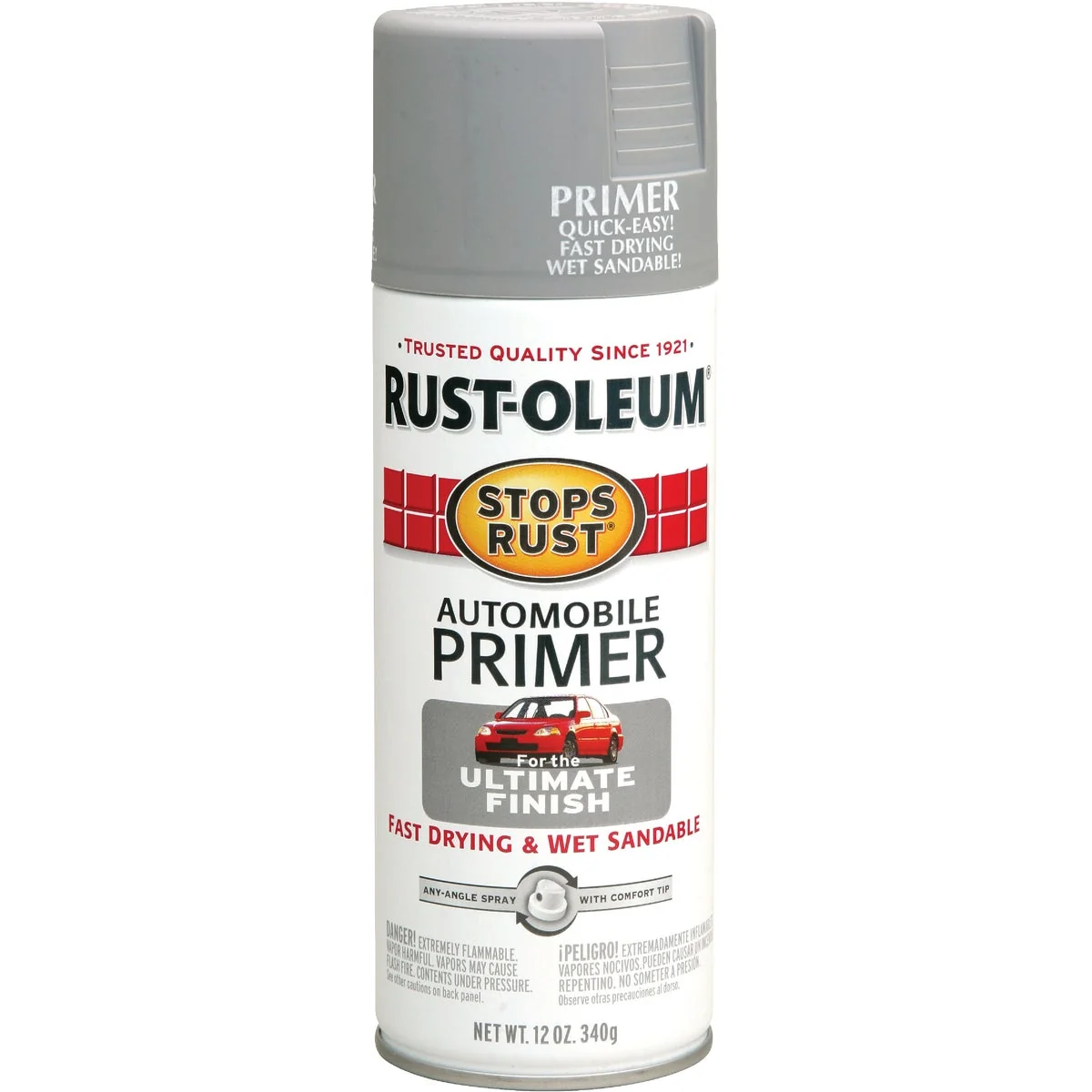 Relaxed Rust-Oleum Stops Rust Light Gray 12 Oz. Spray Automotive Paint Primer Luxury