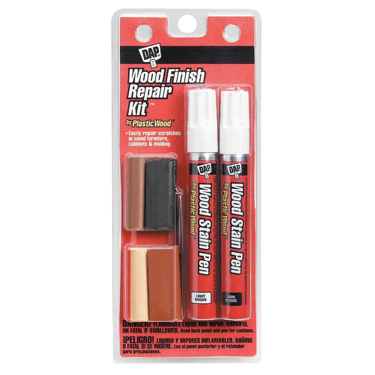 Exclusive DAP 6-Color Wood Finish Repair Kit Organic