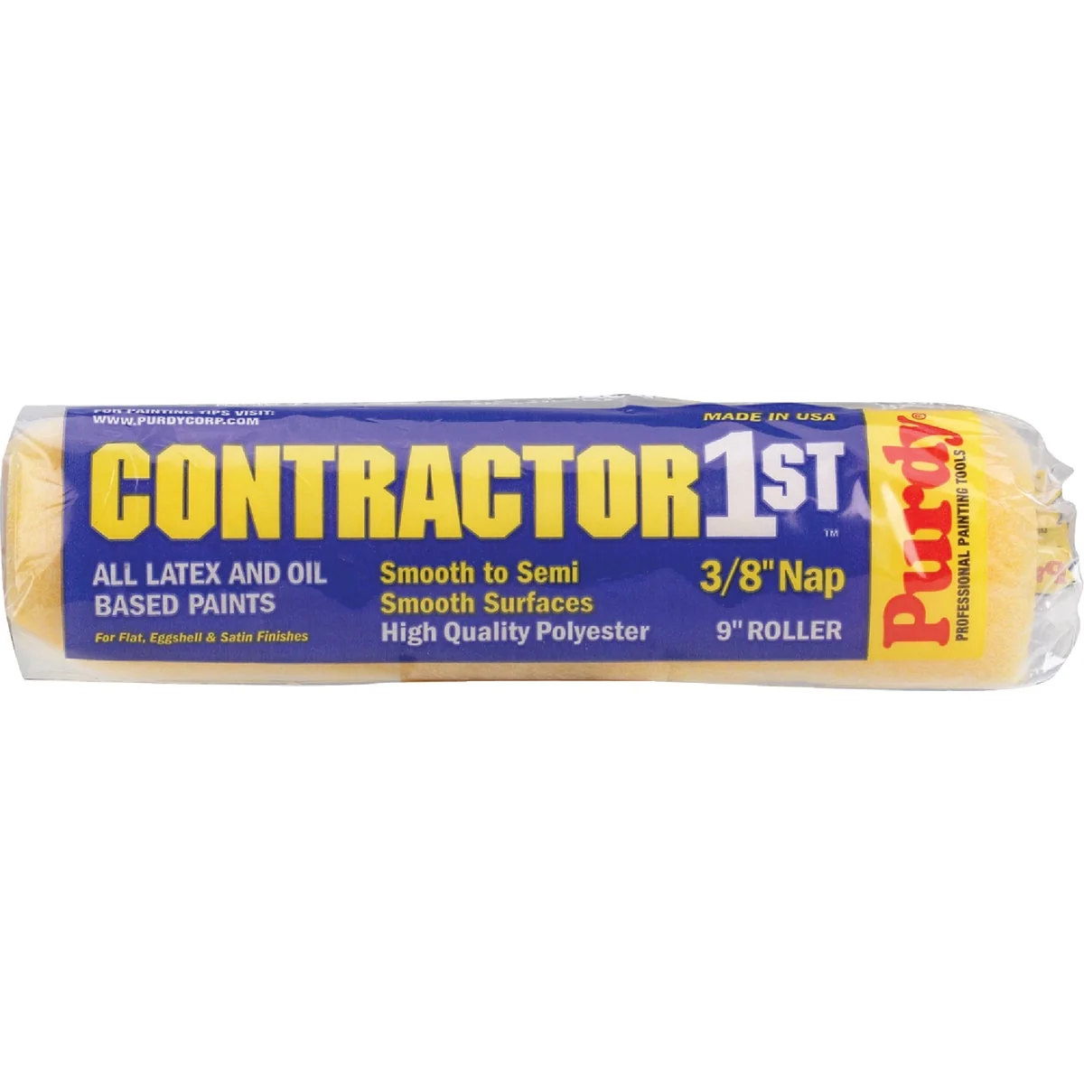 High-Grade Purdy Contractor 1st 9 In. x 3 8 In. Knit Fabric Roller Cover Flexible