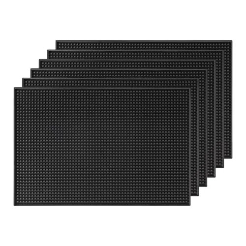 Green Bar Mats 18 x12 6 Pack Black Specialty