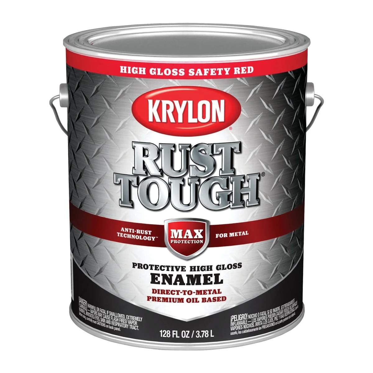 Outstanding Valspar Oil-Based Gloss Anti-Rust Armor Safety Color Rust Control Enamel Safety Red 1 Gal. Smooth