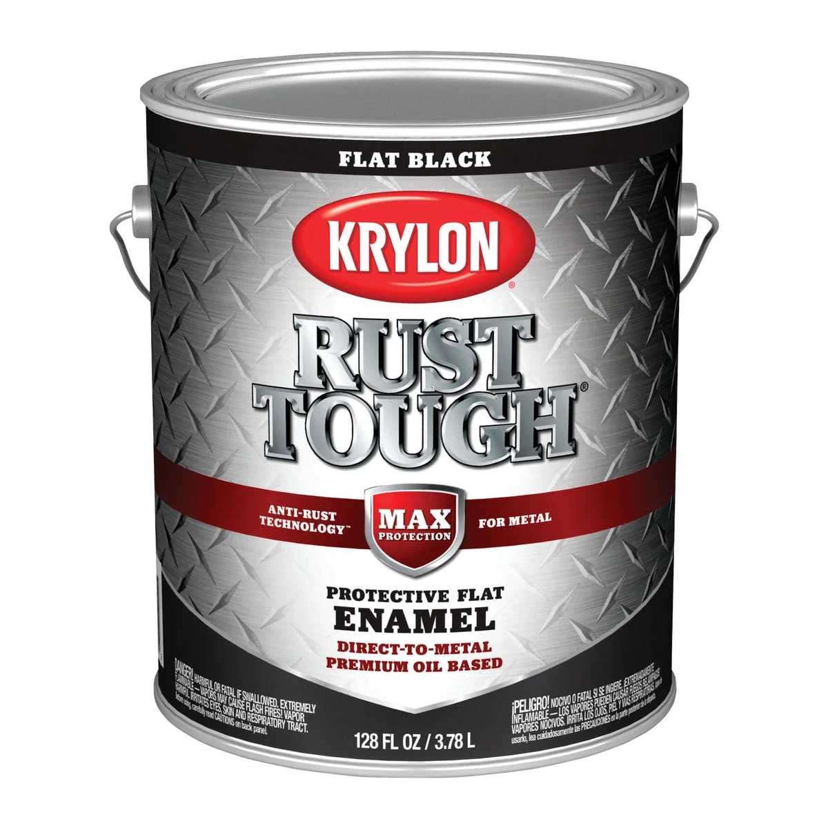 Environmentally Friendly Valspar Anti-Rust Oil-Based Flat Armor Rust Control Enamel Black 1 Gal. Sustainable