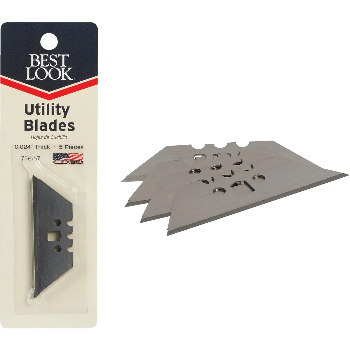 Proven Look 2-Point Utility Knife Blade 5-Pack Unique