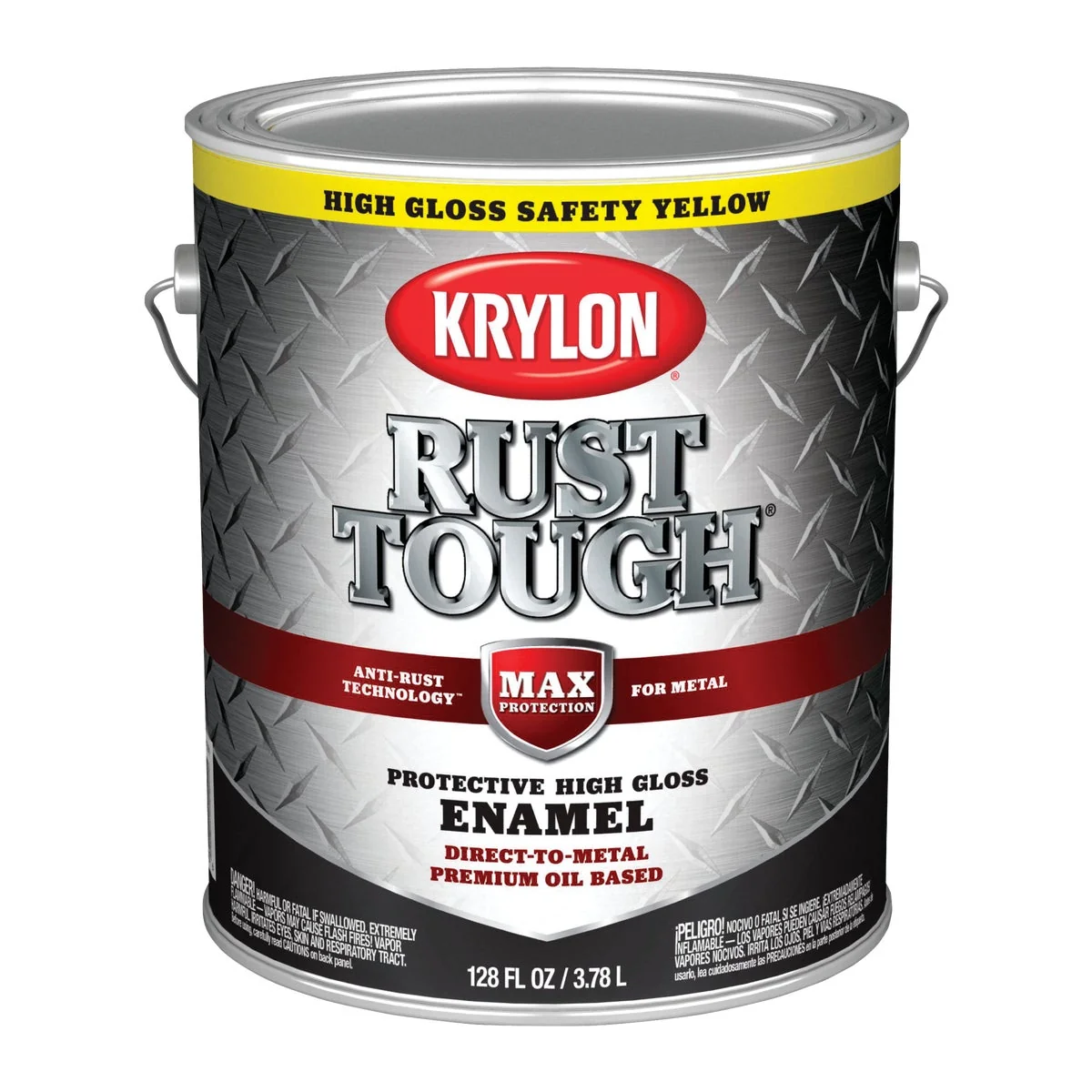 Carefully Designed Valspar Oil-Based Gloss Anti-Rust Armor Safety Color Rust Control Enamel Safety Yellow 1 Gal. Minimalist