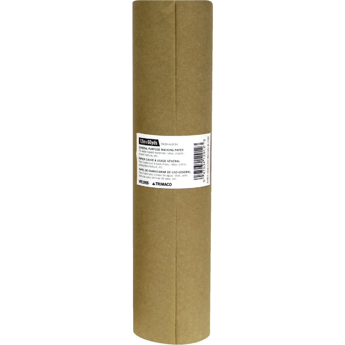 High-End Trimaco 12 In. x 180 Ft. Brown Masking Paper Detailed
