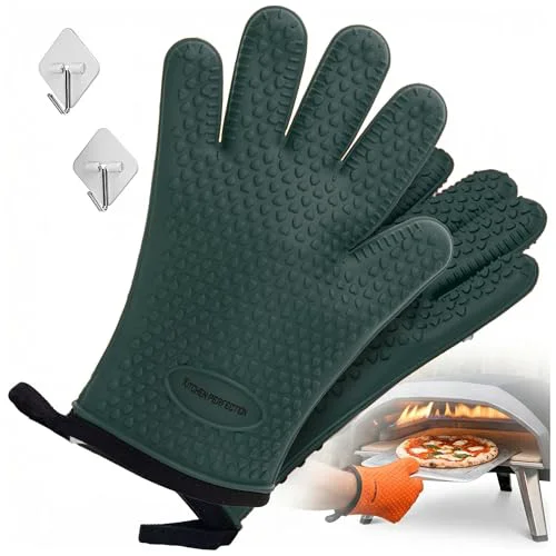 Pure Silicone Pizza Oven Gloves Lightweight