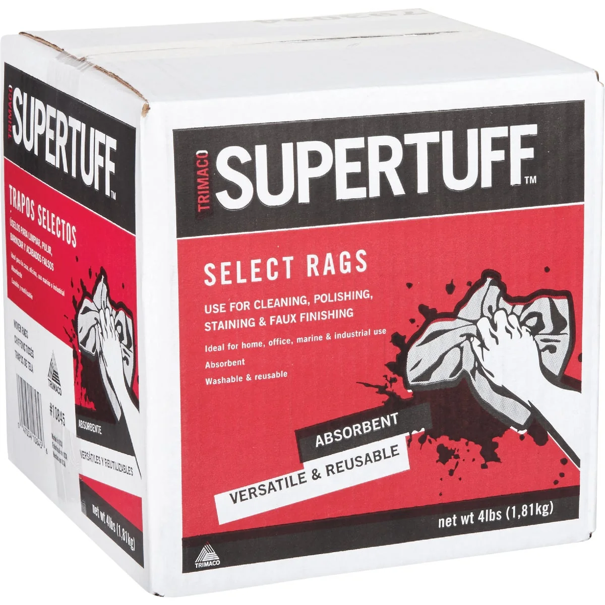 Selected Trimaco SuperTuff 4 Lb. Painter's Rags Next-Generation