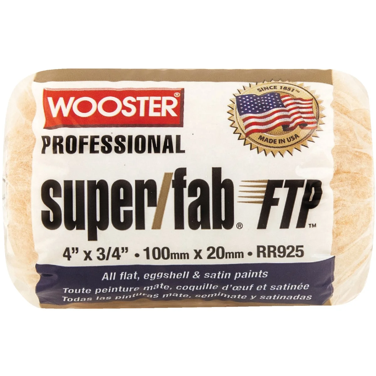 Comfortable Wooster Super Fab FTP 4 In. x 3 4 In. Knit Fabric Roller Cover Sustainable