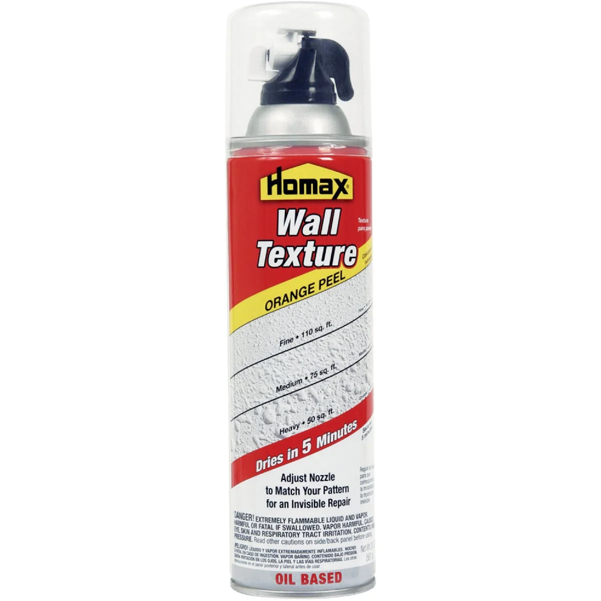 High-End Homax White 20 Oz. Orange Peel and Splatter Spray Texture Unique
